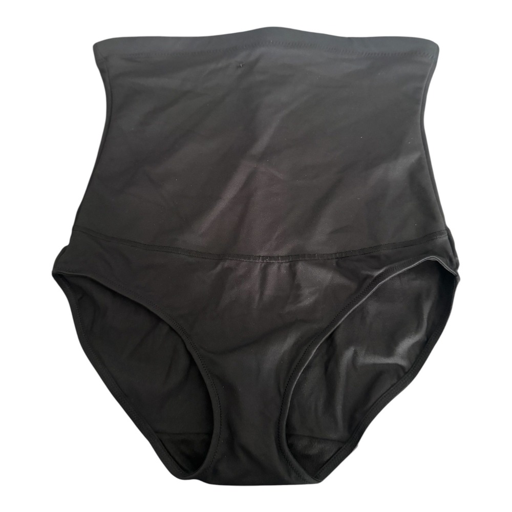 Maidenform Womens Black Shapewear Briefs High Waist Firm Control FL1854 L NEW